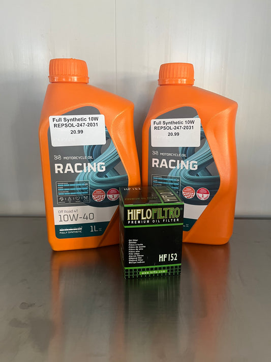 Oil Change Kit Semi-Synthetic 10w40