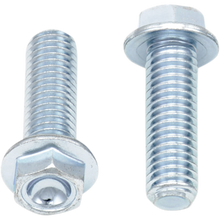 M8-1.25x25 10mm Hex Flange Bolt (10Pk)