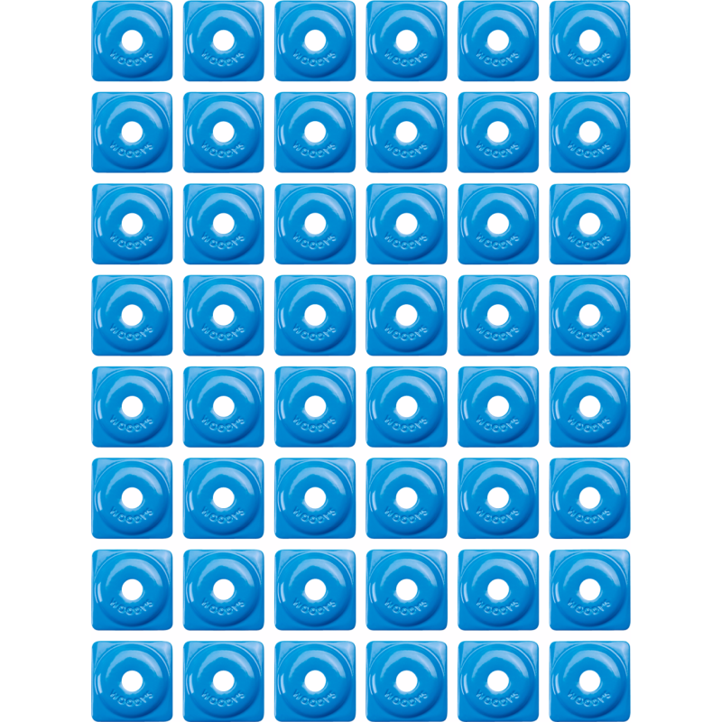 BACKER SQ ALM BLUE 48PK