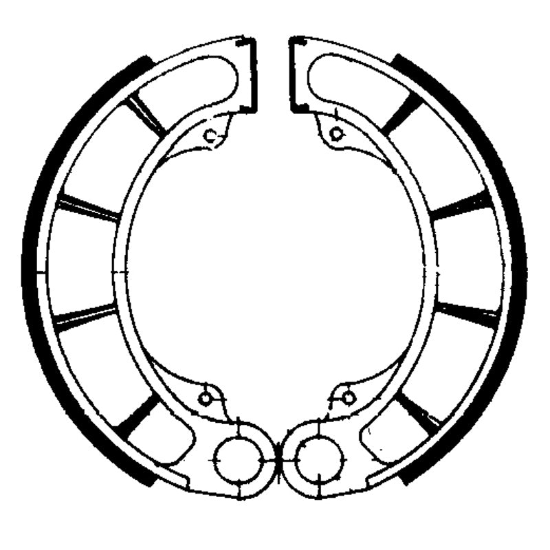 BRAKE SHOES - 321 REAR