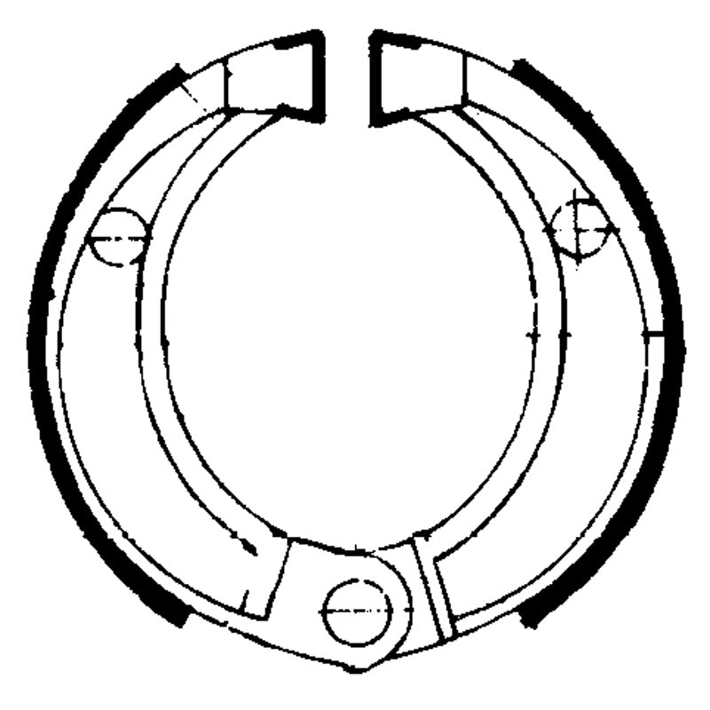 BRAKE SHOES - 338 REAR