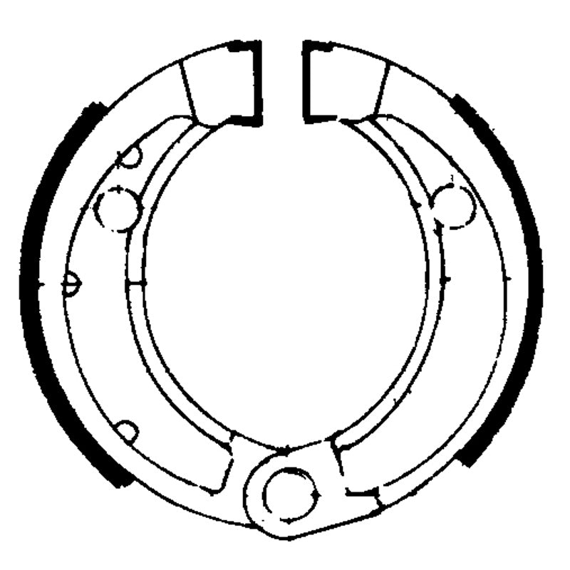 BRAKE SHOES - 346 FRONT