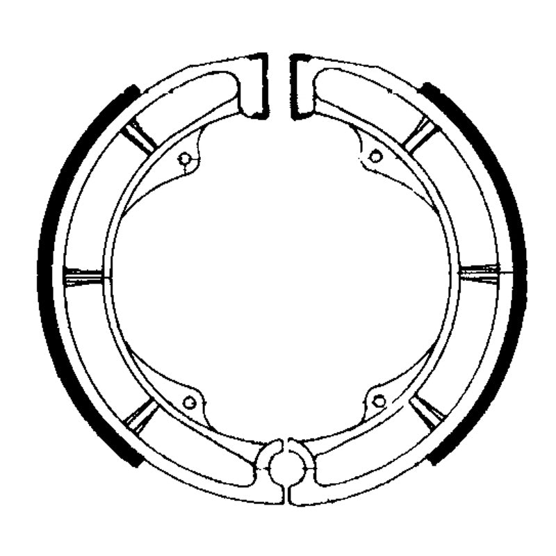 BRAKE SHOES - 606 REAR