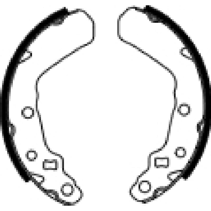 BRAKE SHOES - 633 FRONT