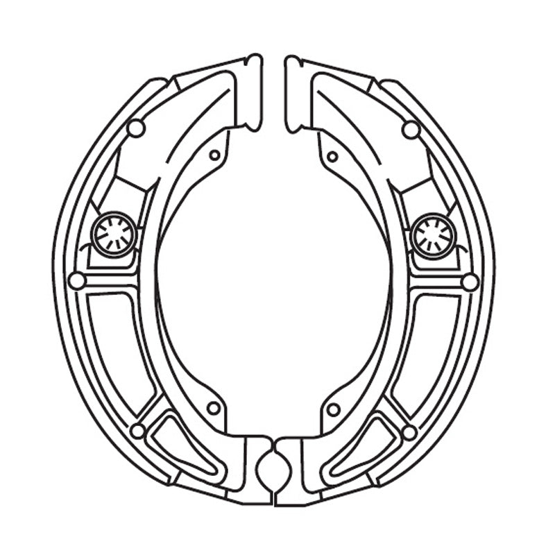 BRAKE SHOES - 636 REAR