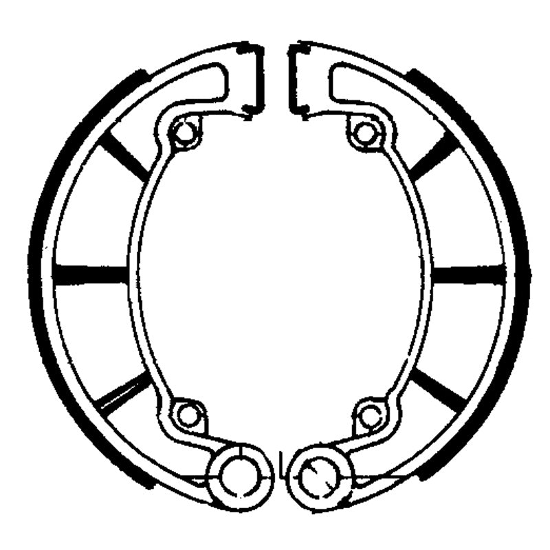 BRAKE SHOES - 710 REAR