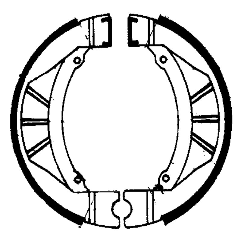 BRAKE SHOES - 714 FRONT