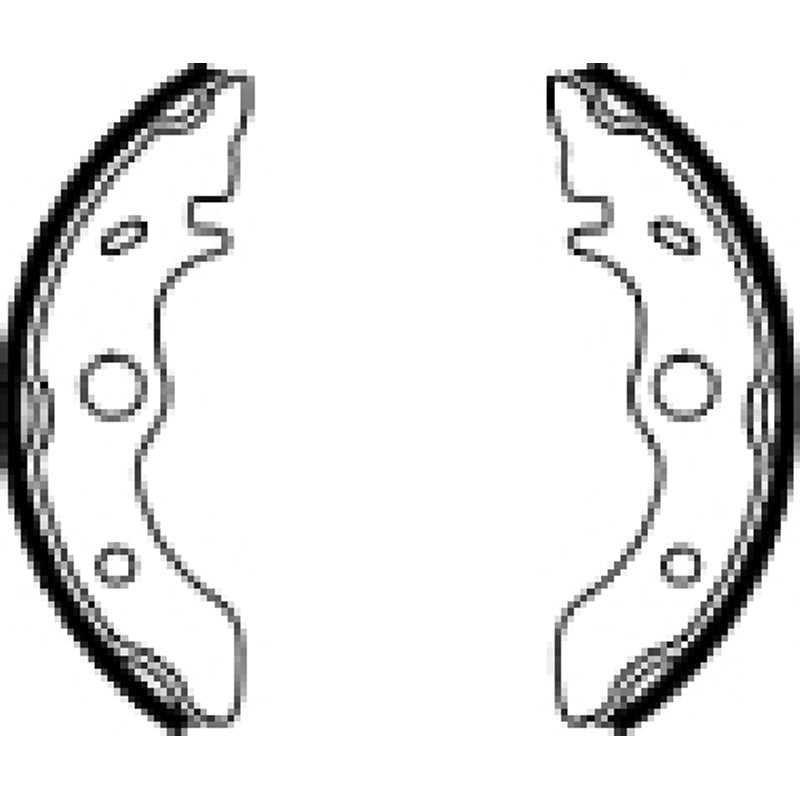 BRAKE SHOES - 717 FRONT