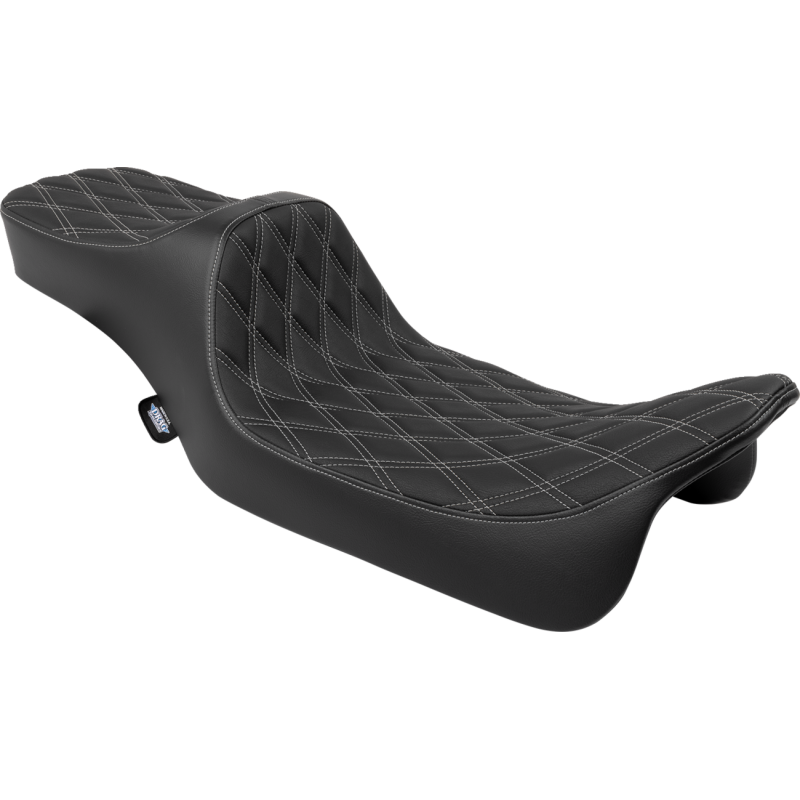 Seat Predator 3 2-Up Ext. Double Dia Silver Vinyl