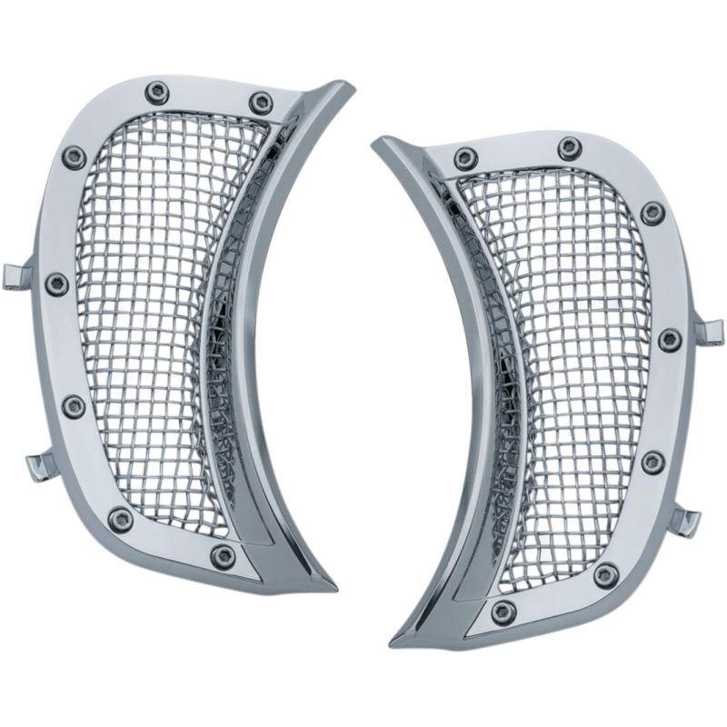 MESH VENT ACCENTS, 15-19 FLTR, CHR PN 6518