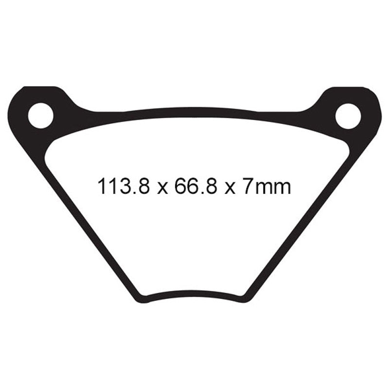 BRAKE PADS - FA SERIES - FA24/2 FRONT/REAR