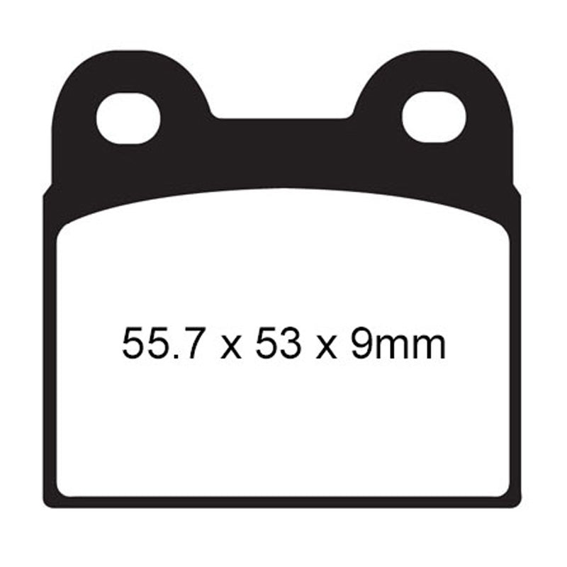 BRAKE PADS - FA SERIES - FA57 FRONT