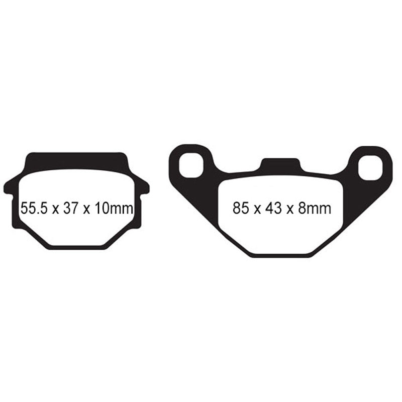 BRAKE PADS - R SERIES - FA67R FRONT/REAR