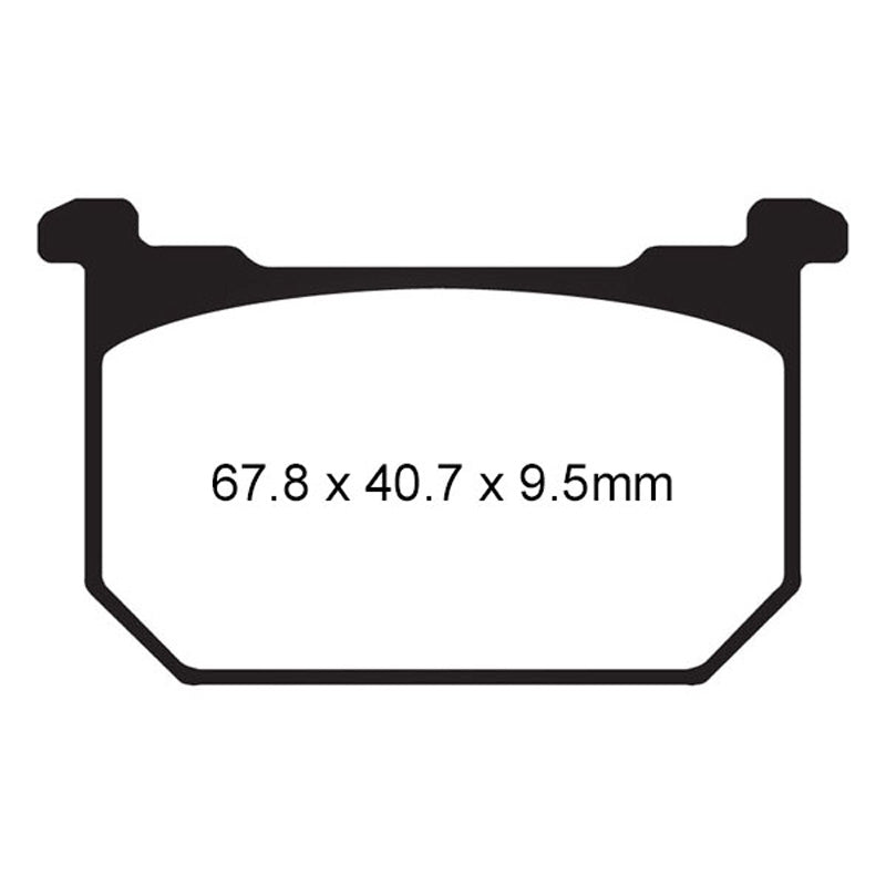 BRAKE PADS - FA SERIES - FA68 FRONT/REAR