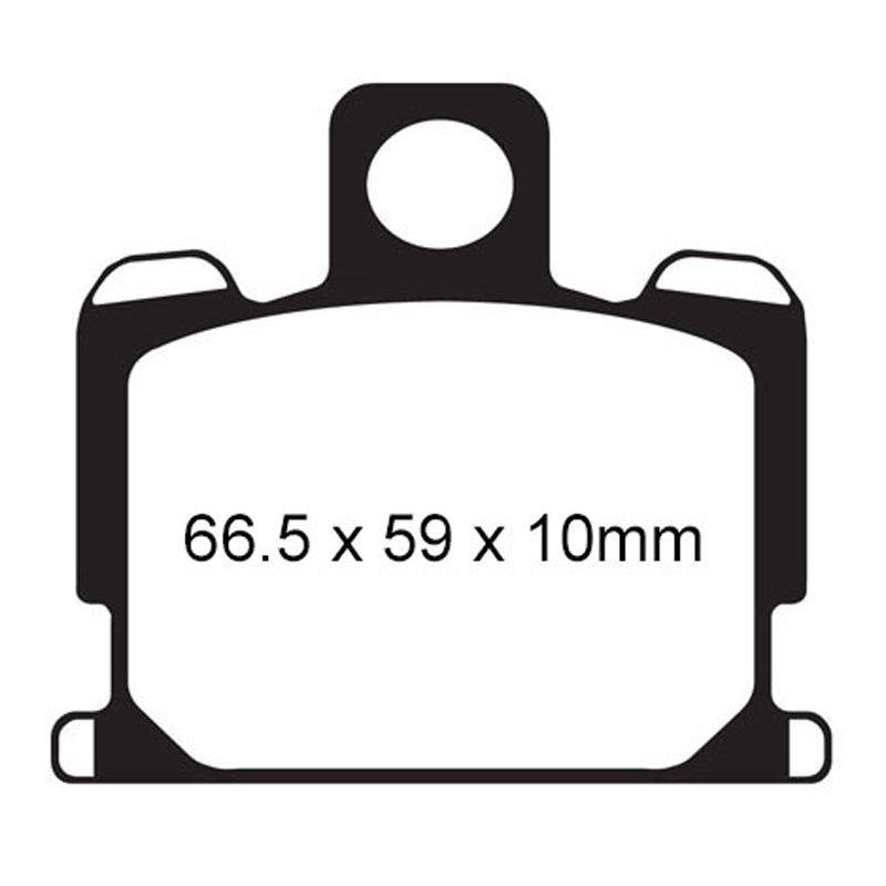 BRAKE PADS - FA SERIES - FA70 FRONT
