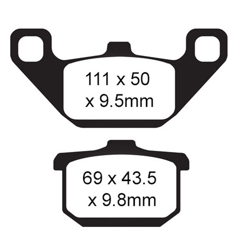 BRAKE PADS - HH SERIES - FA85HH FRONT/REAR