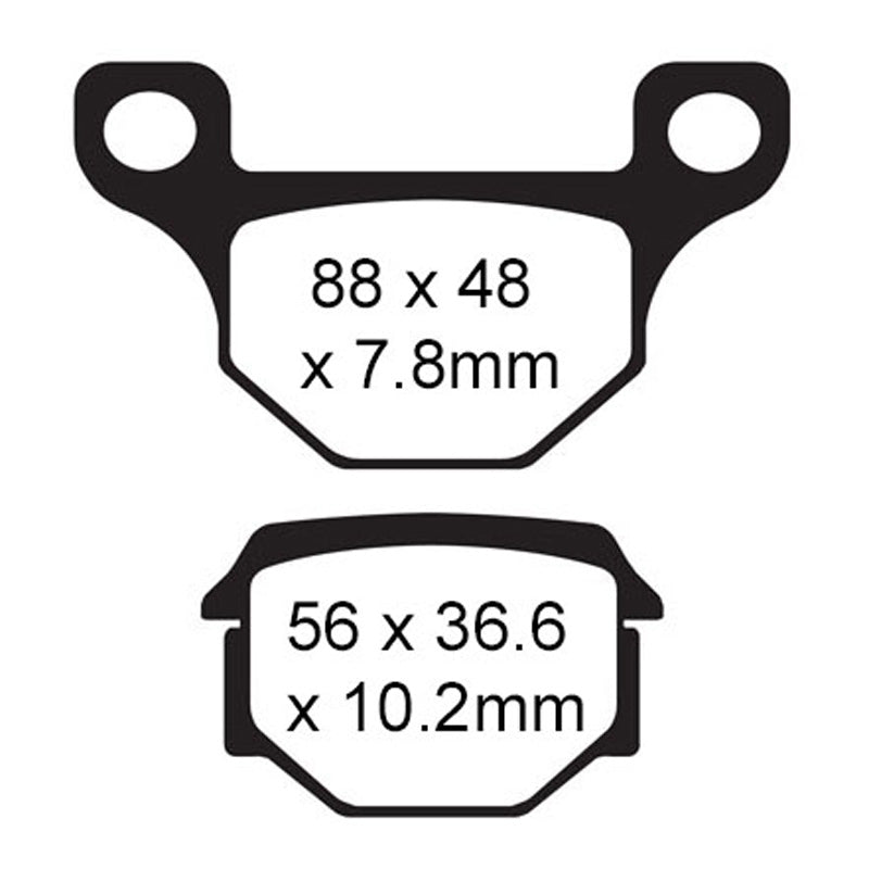 BRAKE PADS - SFA SERIES - SFA93 FRONT