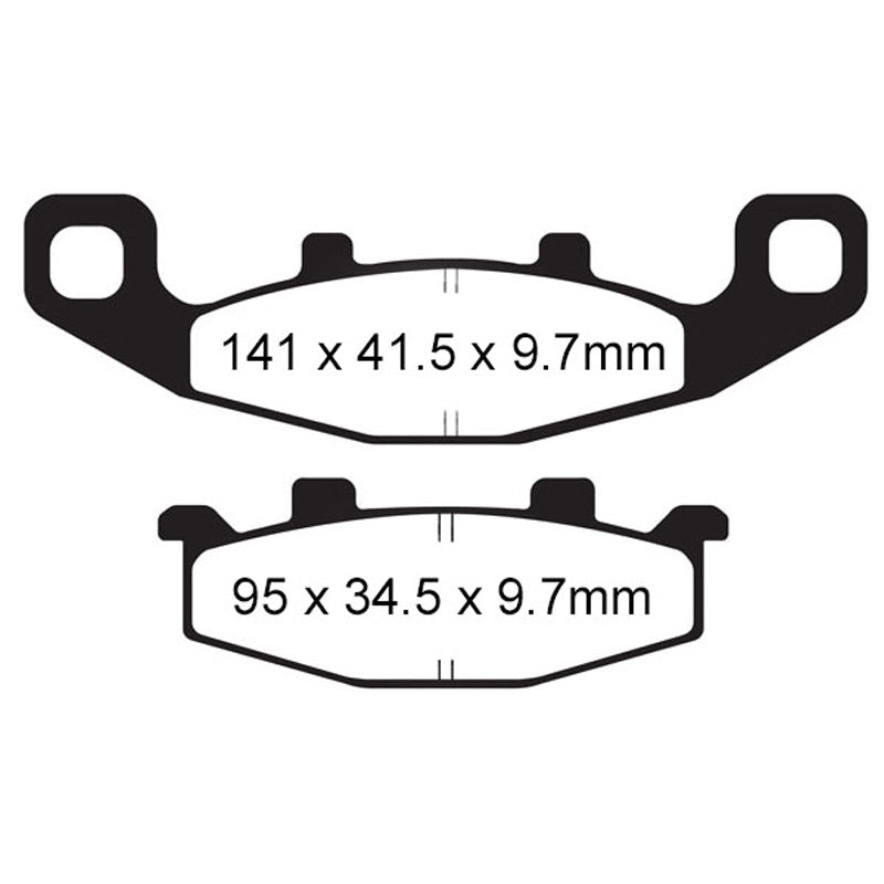 BRAKE PADS - HH SERIES - FA129HH FRONT/REAR