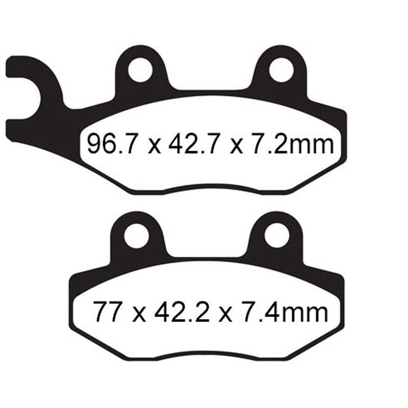 BRAKE PADS - MXS SERIES - MXS135 FRONT