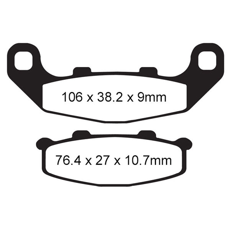 BRAKE PADS - FA SERIES - FA141 REAR