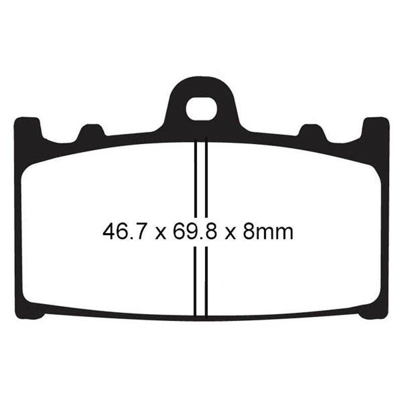 BRAKE PADS - FA SERIES - FA158 FRONT