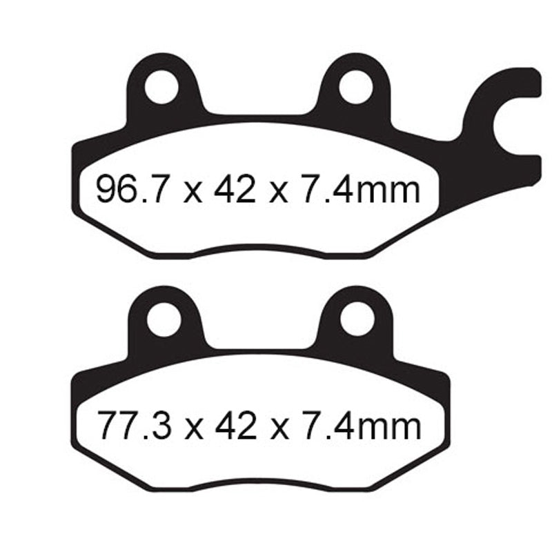BRAKE PADS - SXR SERIES - SXR165HH FRONT
