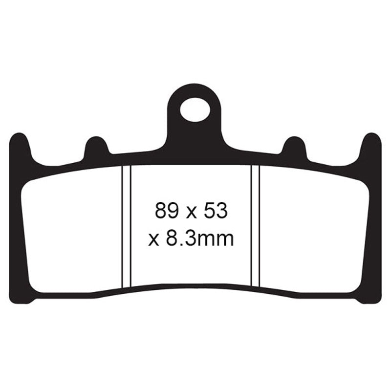 EBC PAD FA188,FERODO 310-188(FDB873P)(VD349)
