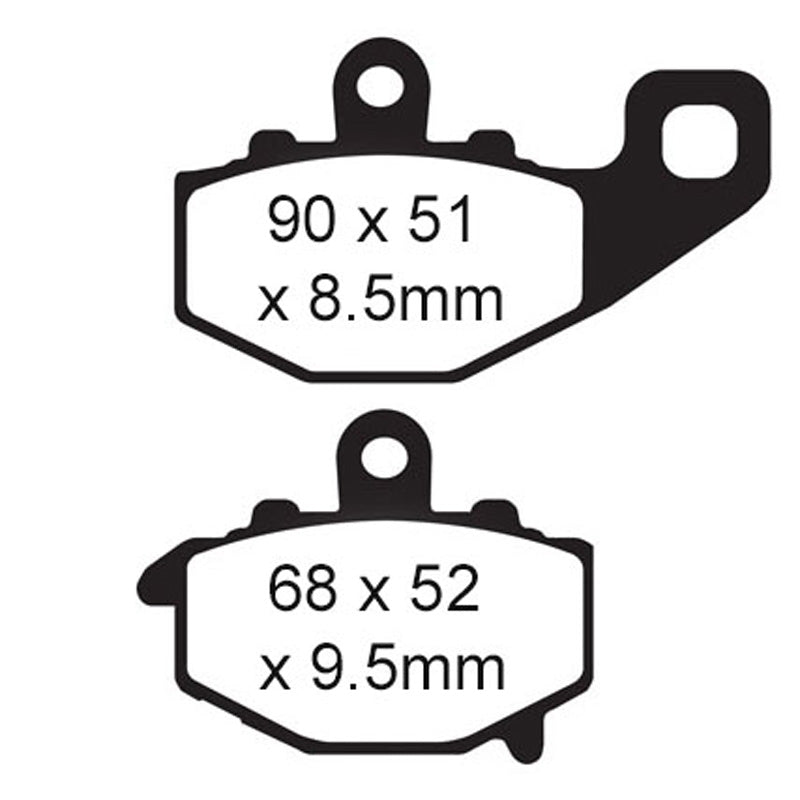 BRAKE PADS - HH SERIES - FA192HH REAR