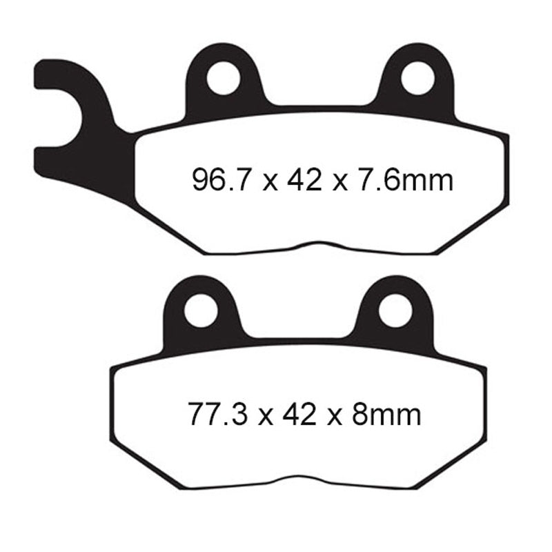 BRAKE PADS - HH SERIES - FA214HH FRONT