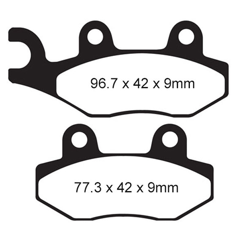 BRAKE PADS - FA SERIES - FA228 FRONT/REAR