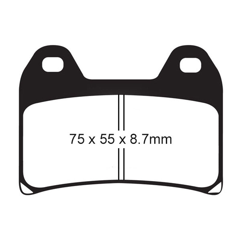 EBC PAD FA244,FERODO 310-244(FDB2042P)(VD262)