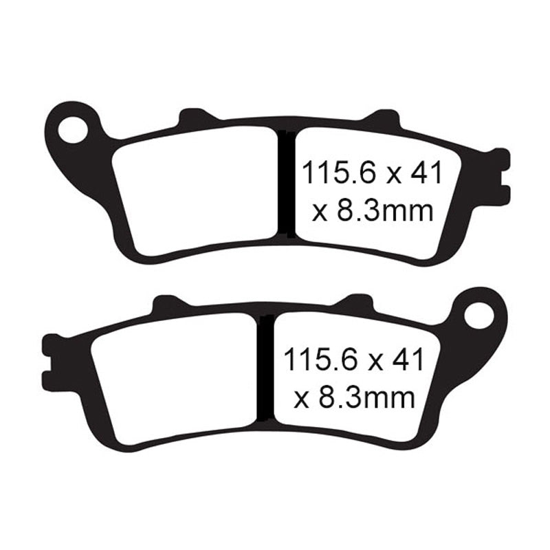 BRAKE PADS - HH SERIES - FA261HH FRONT/REAR