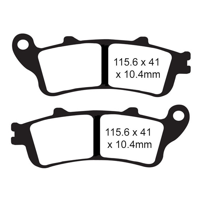 BRAKE PADS - HH SERIES - FA261/2HH REAR