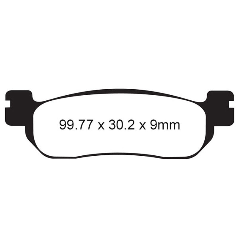 BRAKE PADS - HH SERIES - FA275HH FRONT/REAR