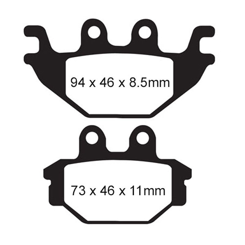 BRAKE PADS - X SERIES - FA377X REAR