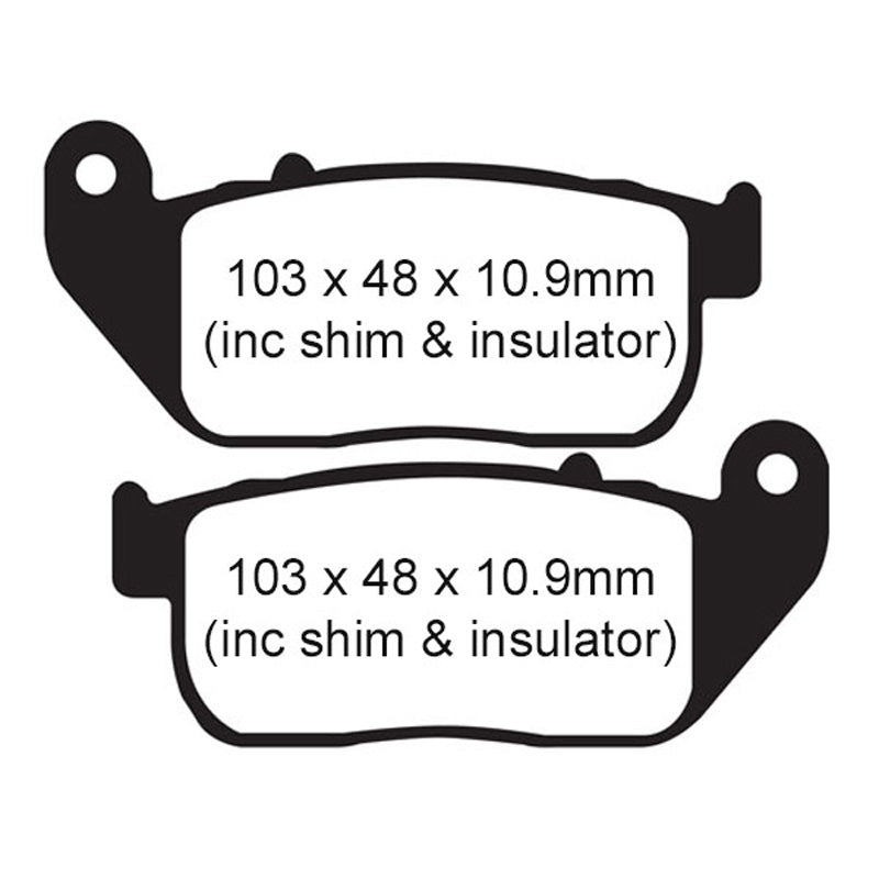 BRAKE PADS - HH SERIES - FA381HH FRONT