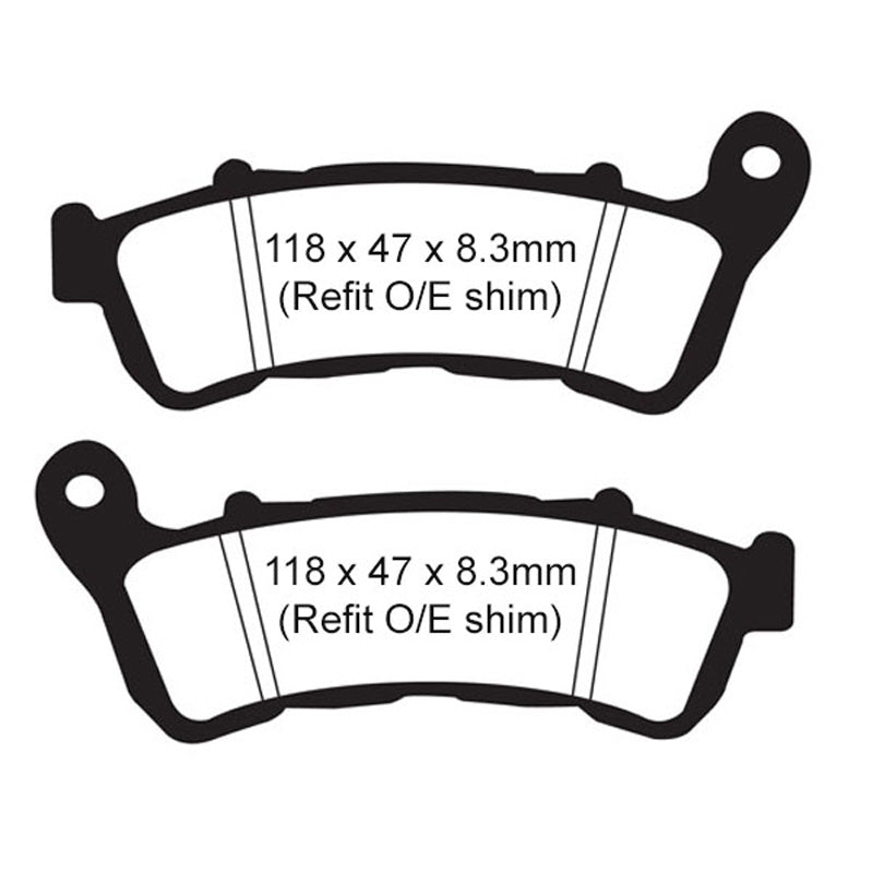 BRAKE PADS - FA SERIES - FA388 FRONT/REAR
