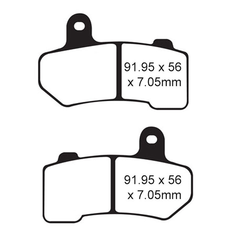 BRAKE PADS - EPFA SERIES - EPFA409HH FRONT/REAR