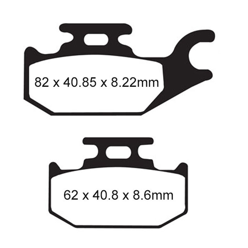 BRAKE PADS - R SERIES - FA413R REAR