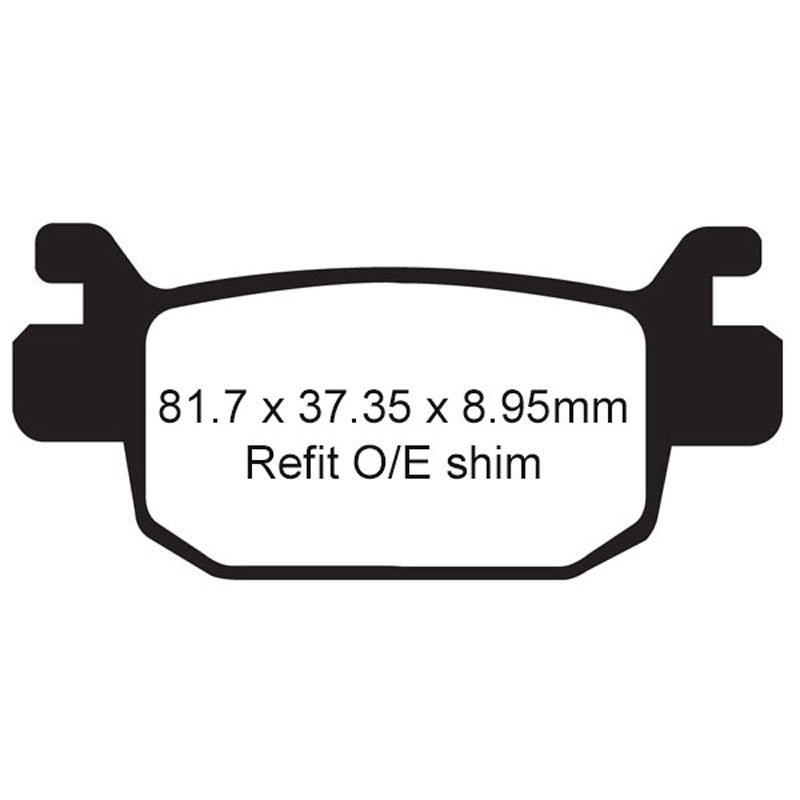 BRAKE PADS - SFAHH SERIES - SFA415HH