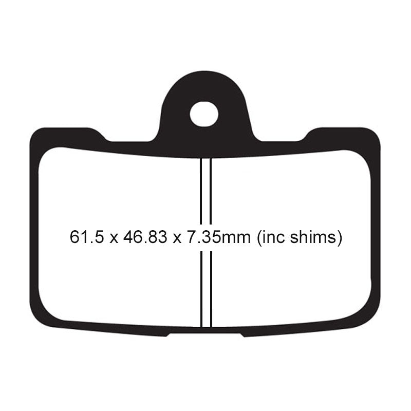 BRAKE PADS - HH SERIES - FA454/4HH FRONT