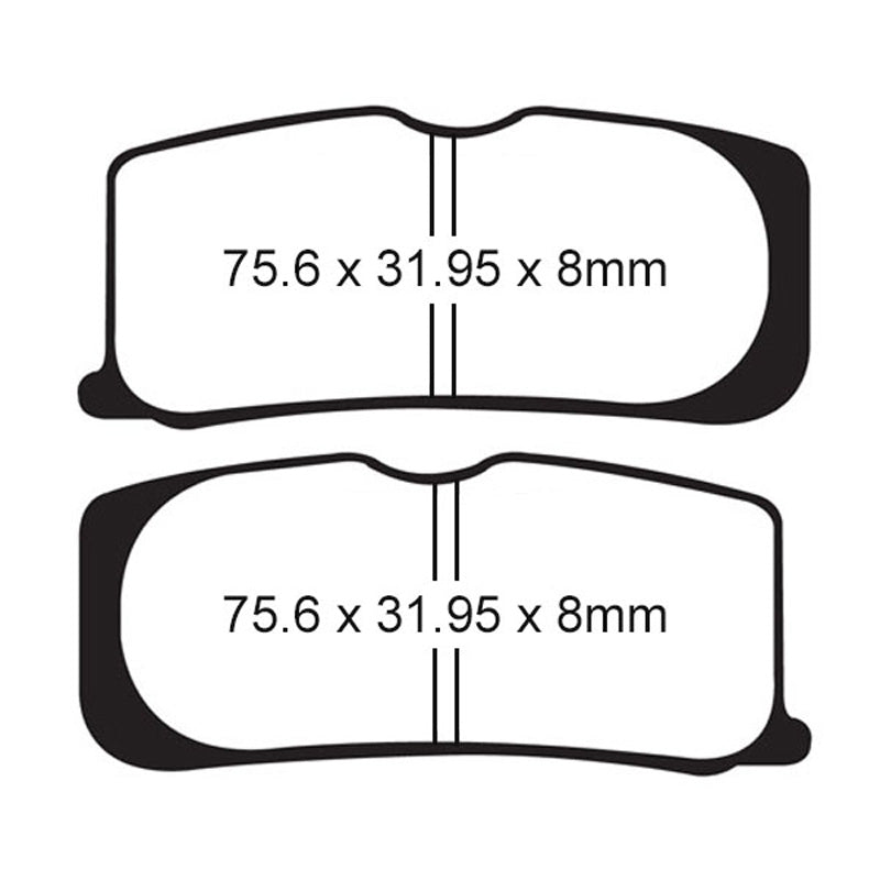 BRAKE PADS - FA SERIES - FA474 FRONT