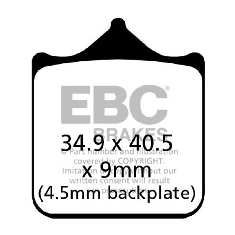 BRAKE PADS - HH SERIES - FA604/4HH FRONT