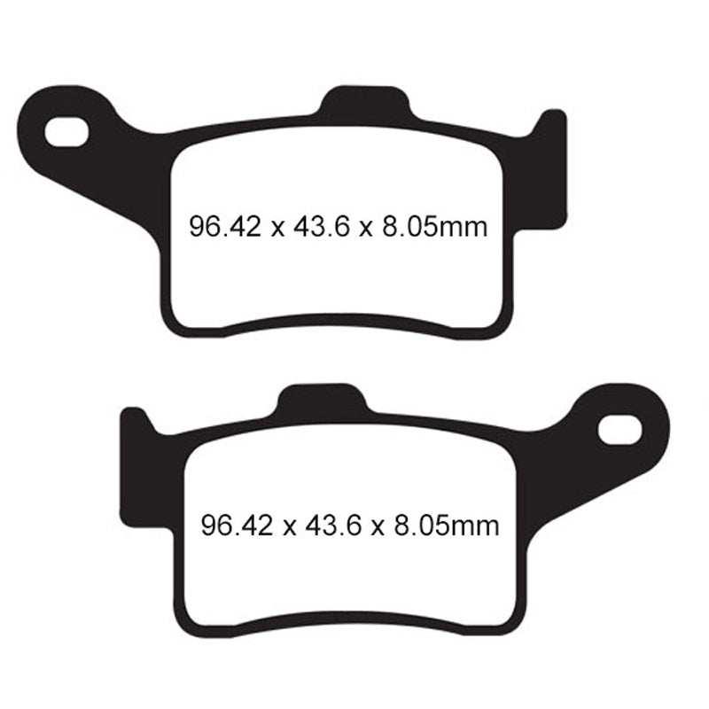 BRAKE PADS - HH SERIES - FA631HH REAR