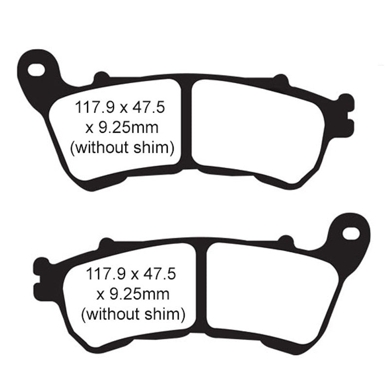 BRAKE PADS - HH SERIES - FA640HH FRONT