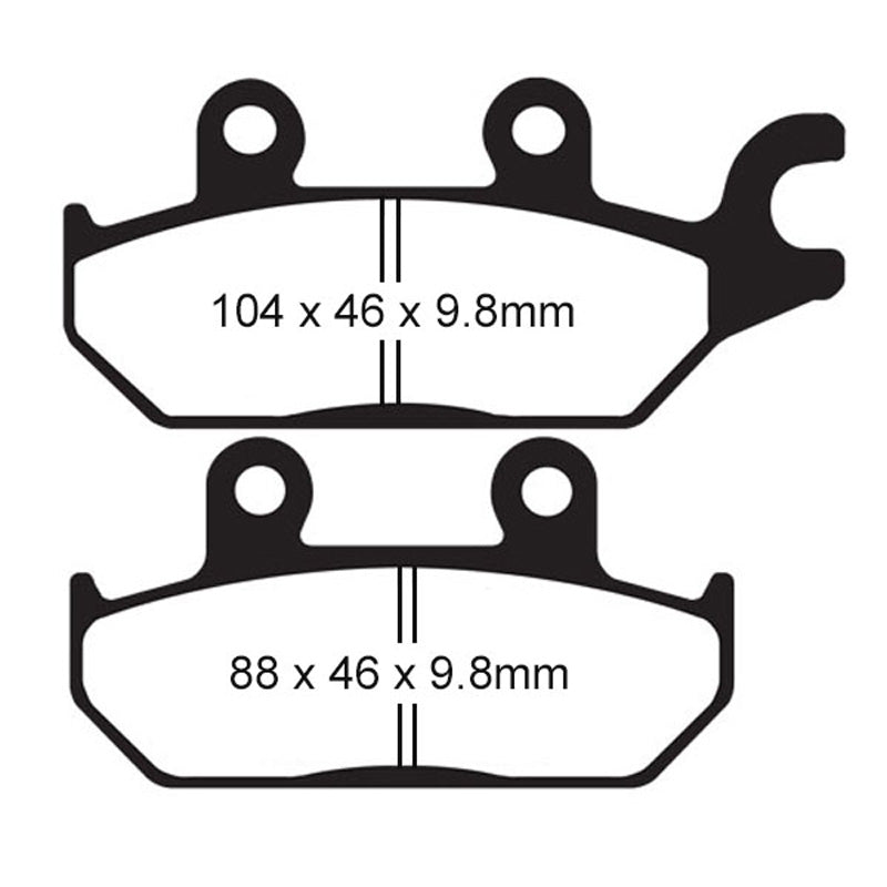 BRAKE PADS - R SERIES - FA642R