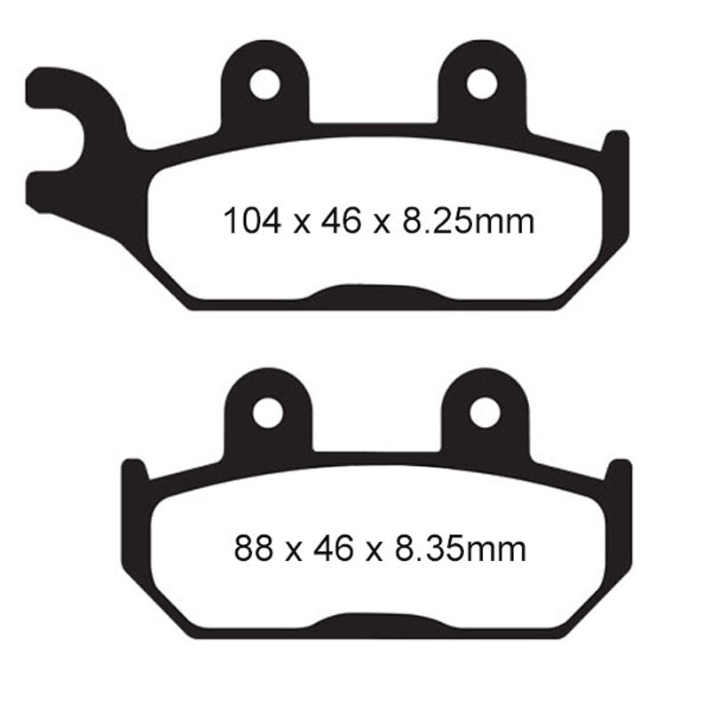 BRAKE PADS - R SERIES - FA645R