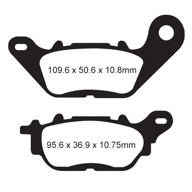 BRAKE PADS - HH SERIES - FA662HH REAR