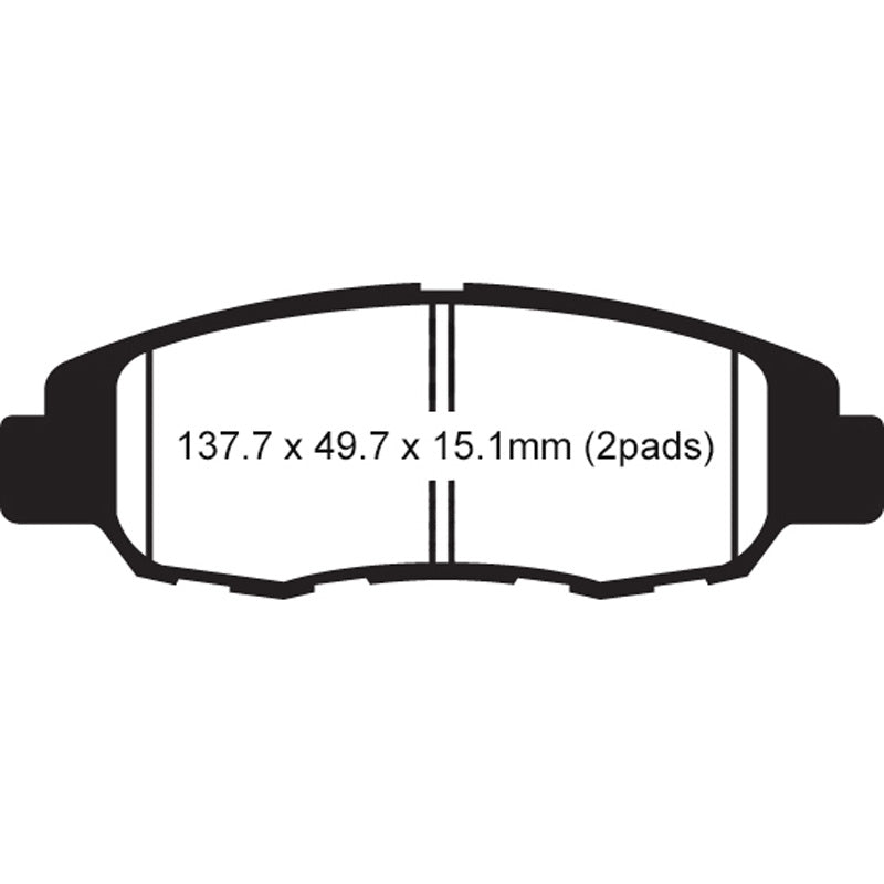 BRAKE PADS - FA SERIES - FA670 REAR