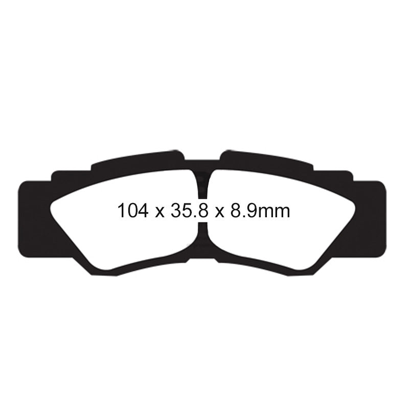 BRAKE PADS - R SERIES - FA677R